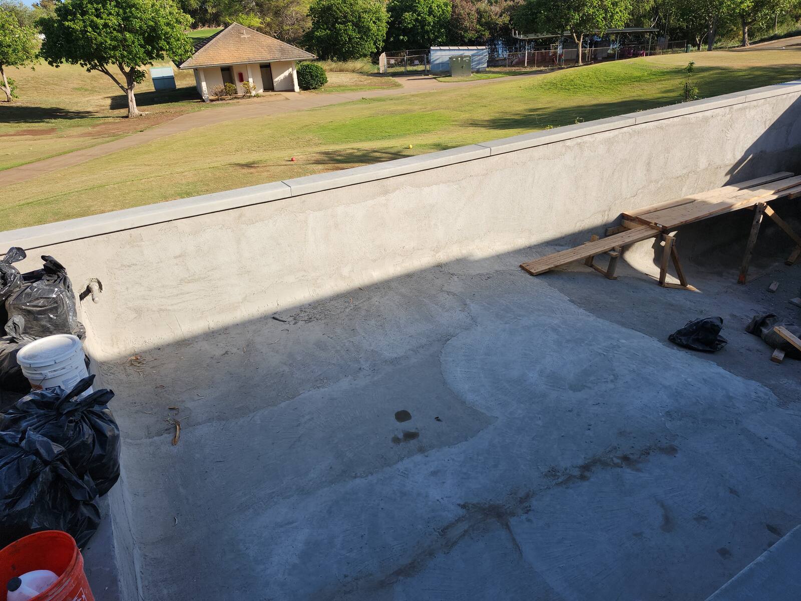 Concrete Patios project on Oahu by Cruz Control Concrete Hawaii