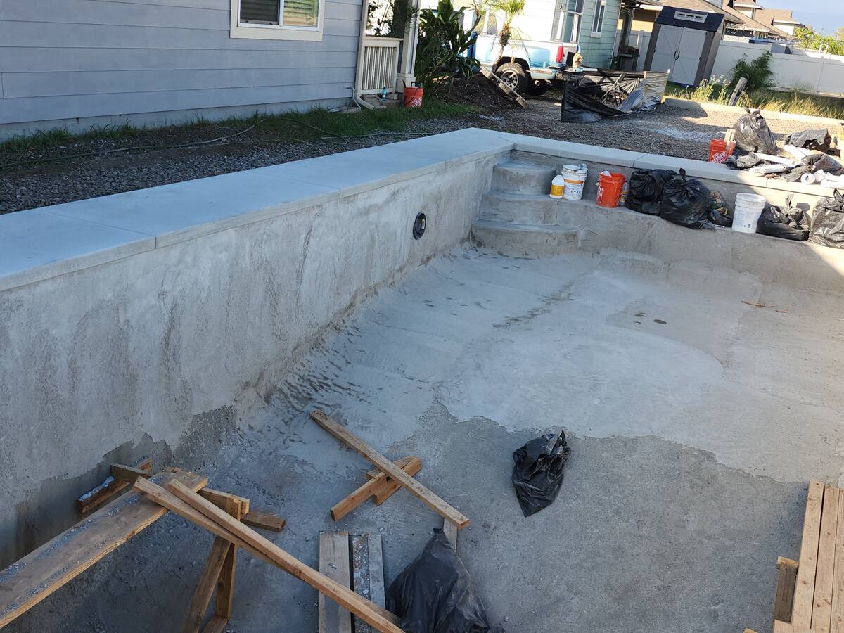 Concrete project in Kailua, Oahu by Cruz Control Concrete Hawaii